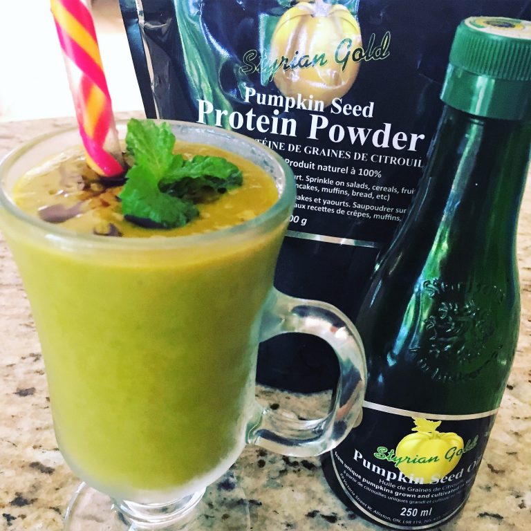 Smoothie with Styrian Pumpkin Seed Protein Styrian Gold Pumpkin Seed Oil